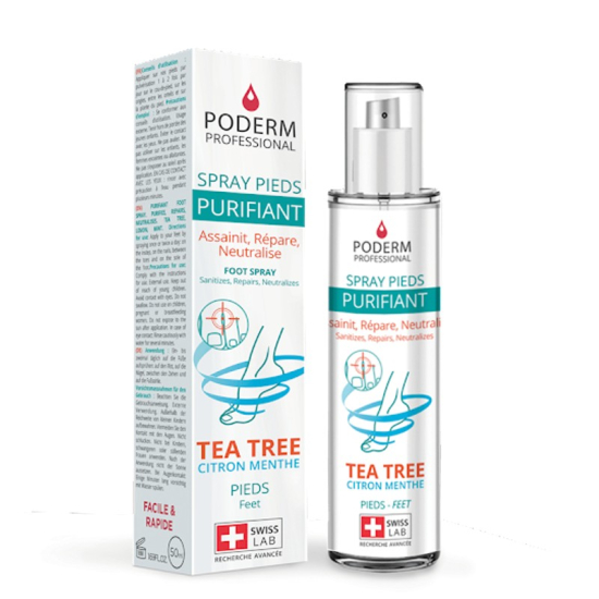 Slika produkta PODERM® Purifiant Spray – Protiglivični sprej za stopala (50ml)