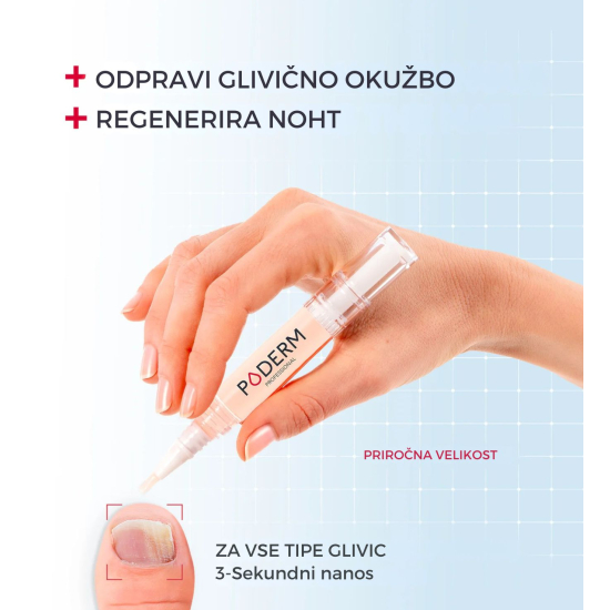 Prikazujem sliko PODERM® Serum – pero proti glivicam na nohtih Slika produkta PODERM® Serum – pero proti glivicam na nohtih