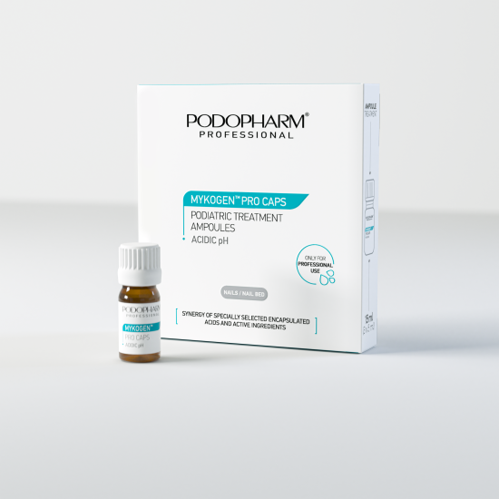 Slika proizvoda PODOPHARM MYKOGEN® PRO CAPS Ampule za gljivične infekcije i psorijazu 3X 5 ml