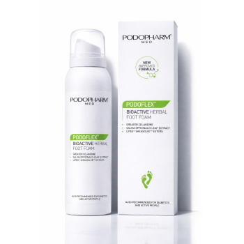 PODOPHARM PODOFLEX® Bioactive herbal foot foam, 125 ml PODOPHARM PODOFLEX® Bioactive herbal foot foam, 125 ml