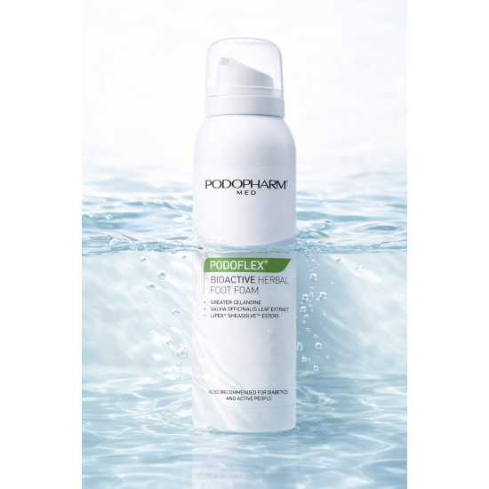 Slika produkta PODOPHARM PODOFLEX® Bioaktivna zeliščna pena za stopala, 125 ml