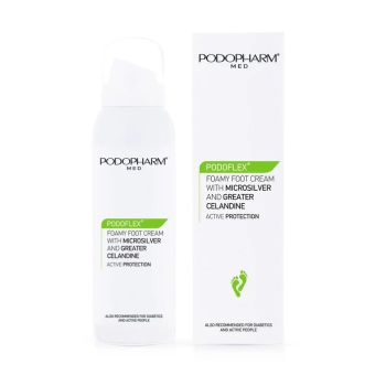 PODOPHARM PODOFLEX Cream foam with silver ions 125ml