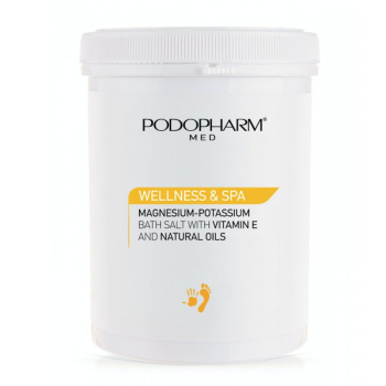 PODOPHARM Magnezijeva-kalijeva kupka s vitaminom E 1400 g