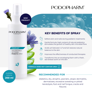 PODOPHARM THERAPY Prebiotic spray for skin and nails, 200 ml PODOPHARM THERAPY Prebiotic spray for skin and nails, 200 ml