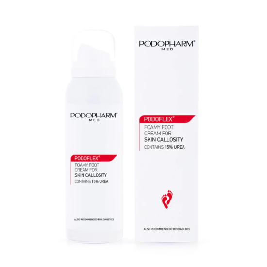 Slika produkta PODOPHARM PODOFLEX – kremna pena za poroženelo kožo z 15 % ureo
