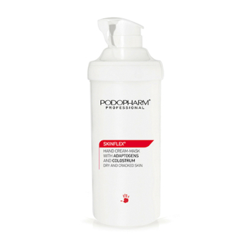 PODOPHARM SKINFLEX® kremna maska za roke z adaptogeni in kolostrumom 500 ml