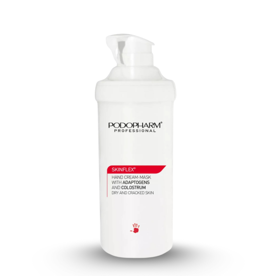 Slika proizvoda PODOPHARM SKINFLEX® kremasta maska za ruke s adaptogenima i kolostrumom 500 ml