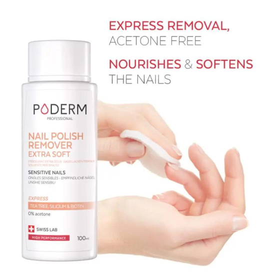 PODERM Color Care - Nail Polish Remover, 100ml image