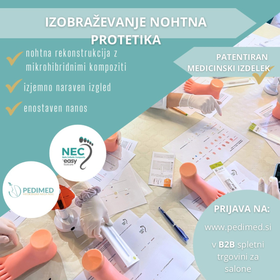 Izobraževanje za nohtno protetiko z metodo NEC