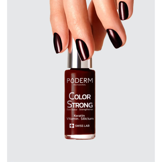 Slika proizvoda PODERM color lak u boji s jakim stvrdnjavanjem (CRNO-CRVENI)
