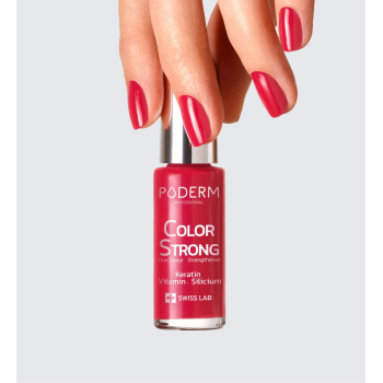 PODERM color lak u boji s jakim stvrdnjavanjem (RED PINK)