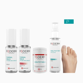 PODERM PAKET 5X (PROČIŠĆUJUĆE, 8 ML + Booster, 6 ml + gel s čajevcem u kapsuli + Dodatak prehrani + Pročišćavajući sprej)