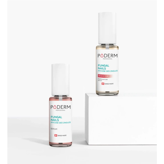 Slika proizvoda PODERM PAKET (Pročišćavajući, 8 ml + Booster, 6 ml + gel čep s čajevcem