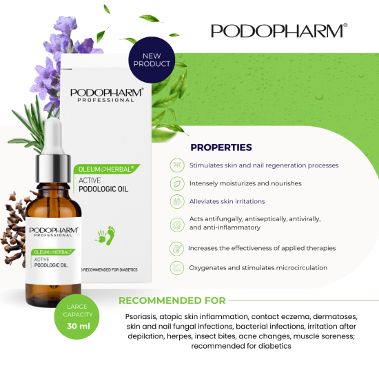 PODOPHARM PROFESSIONAL herbal podiatry oil, 30 ml image